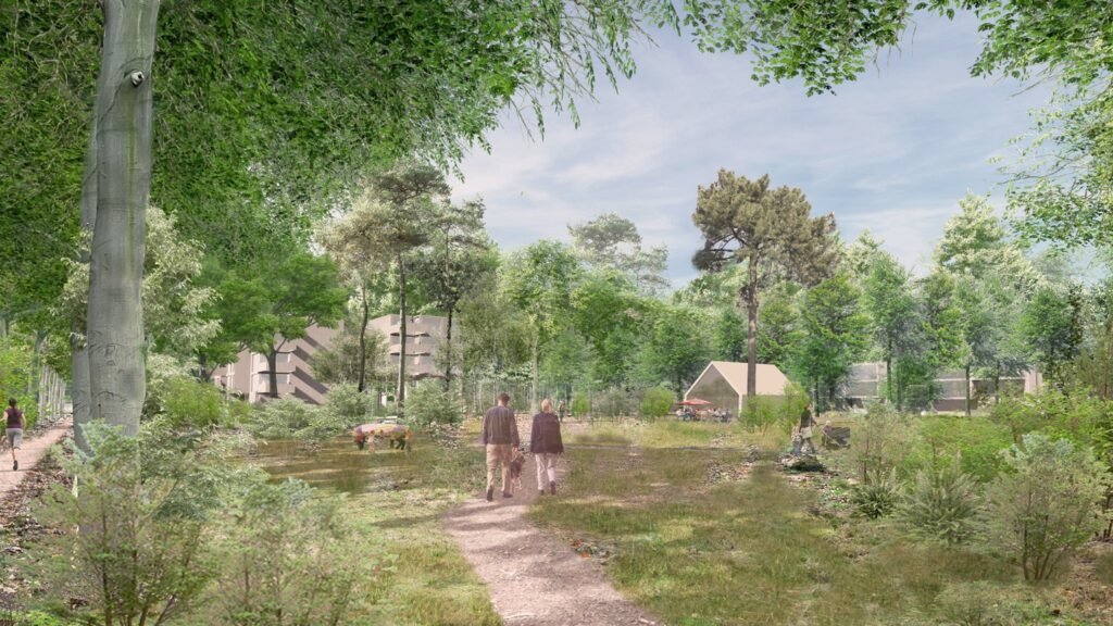 De boshut, natuurinclusief wonen Soesterberg